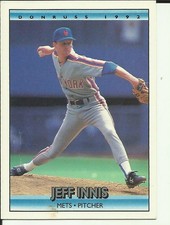 1992 DONRUSS Baseball Card #587 Jeff Innis METS