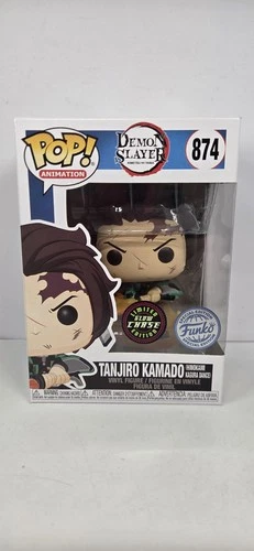 Funko Pop! Vinyl: Demon Slayer - Tanjiro Kamado (Hinokami Kagura) Chase GITD -NM