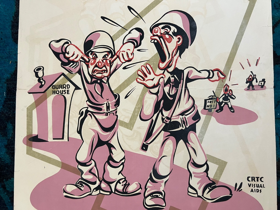 WWII WW2 Original War Poster General Order Army Military Visual Aid ...