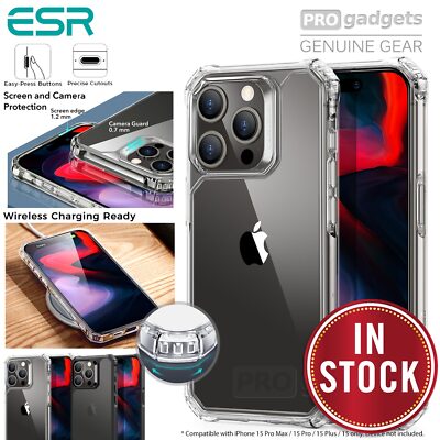 For Apple iPhone 15 /Pro /Max /Plus Case ESR Air Armor Clear Hard Tough  Cover Australia