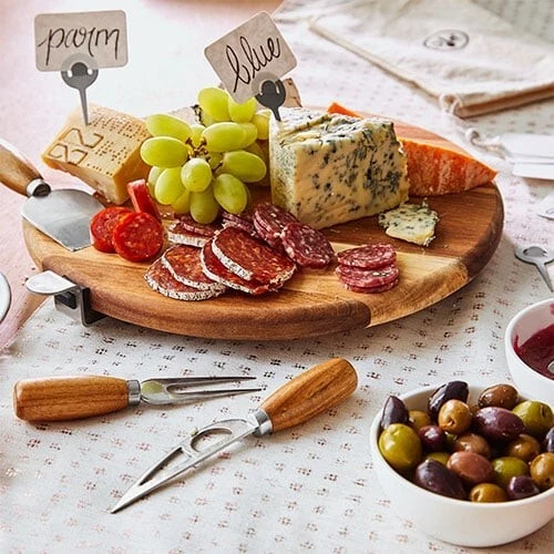 Pampered Chef - Premium Charcuterie and Cheese Board set #100147 NEW IN BOX - Image 3 of 4