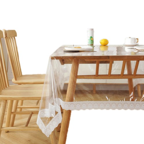 Clear Transparent Vinyl PVC Tablecloth Dining Table Protector Cover Waterproof - Picture 16 of 21