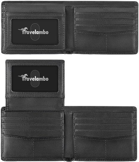 Men Wallet,Premium Wallet Minimalist Slim Bifold Wallet,RFID Blocking Wallet