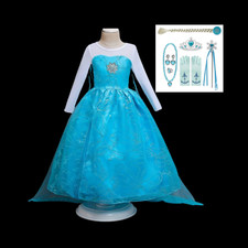 Frozen Princess Elsa Birthday Dress for Girls