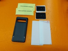                 Shockproof Case  Screen  Lens Protector x2 for Google Pixel 7 Black