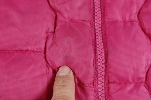 Marmot Puffer Jacket Girls Sz M Pink Duck Down Full Zip Hooded Coat Quilted - Picture 3 of 12