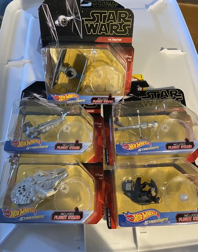 5 Hot Wheels Star Wars Starships B Wing Fighter SITH INFILTRATOR  Etc NEW - Picture 1 of 10