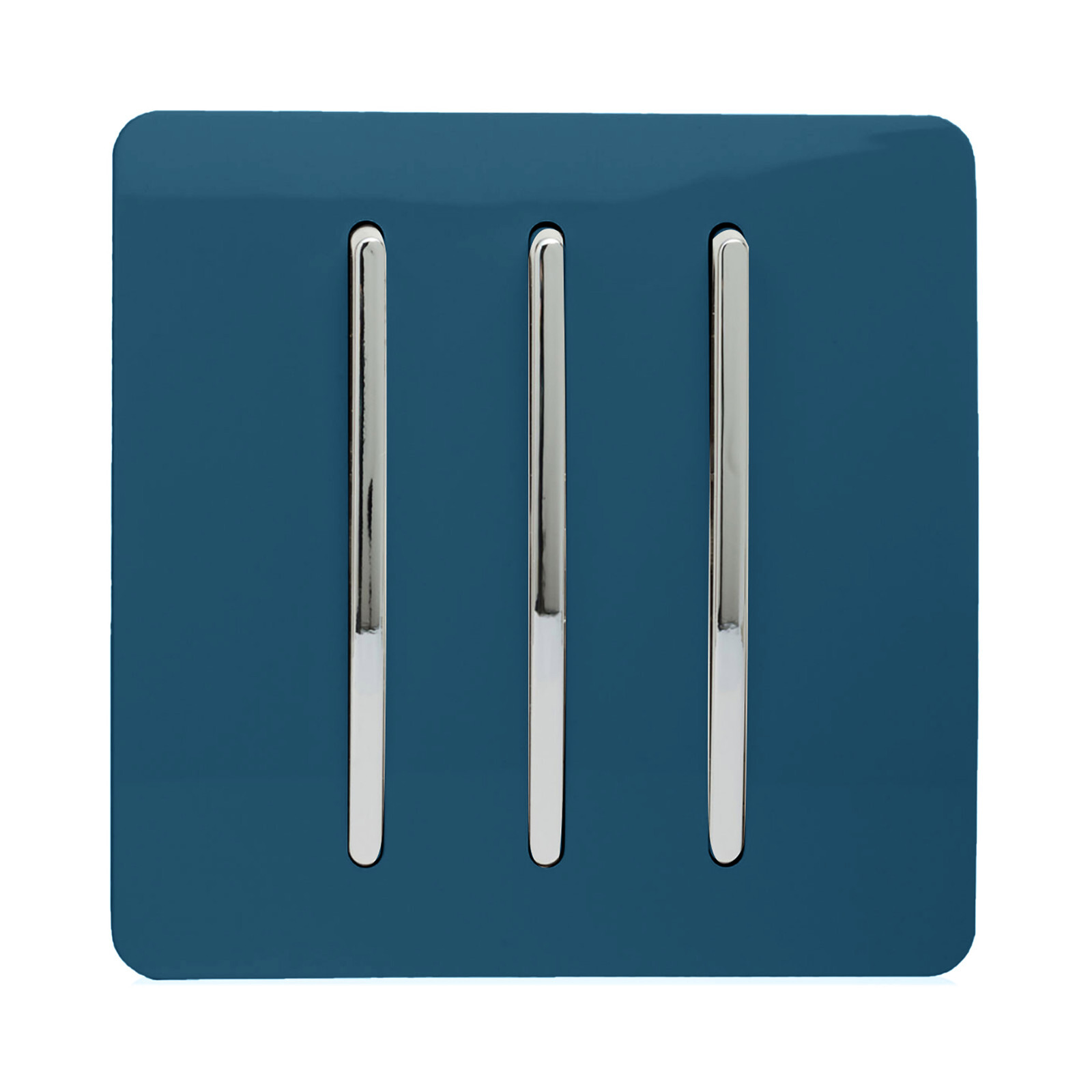 Light Switches 3 Gang 2 Way Screwless Designer Decorative Modern Trendi Switch
