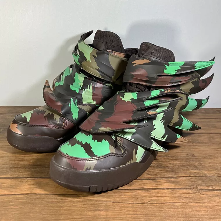 Very Rare Adidas Jeremy Scott Camo Wings 3.0 S77804 Sneakers Size