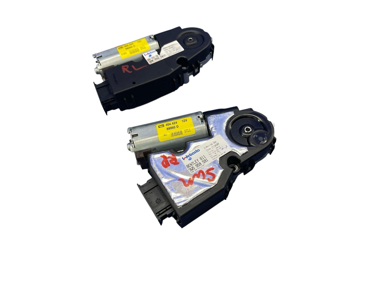 2006-2012 BENTLEY CONTINENTAL FLYING SPUR TOP UPPER SUNROOF SUN ROOF MOTOR SET