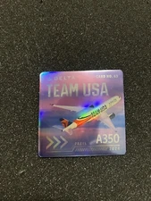 Delta Air Lines A350 Team USA Paris Olympic Limited Edition Trading Cards 2024