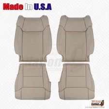 2014 2015 2016 2017 2018 For Toyota Tundra Driver Passenger Leather Cover Tan