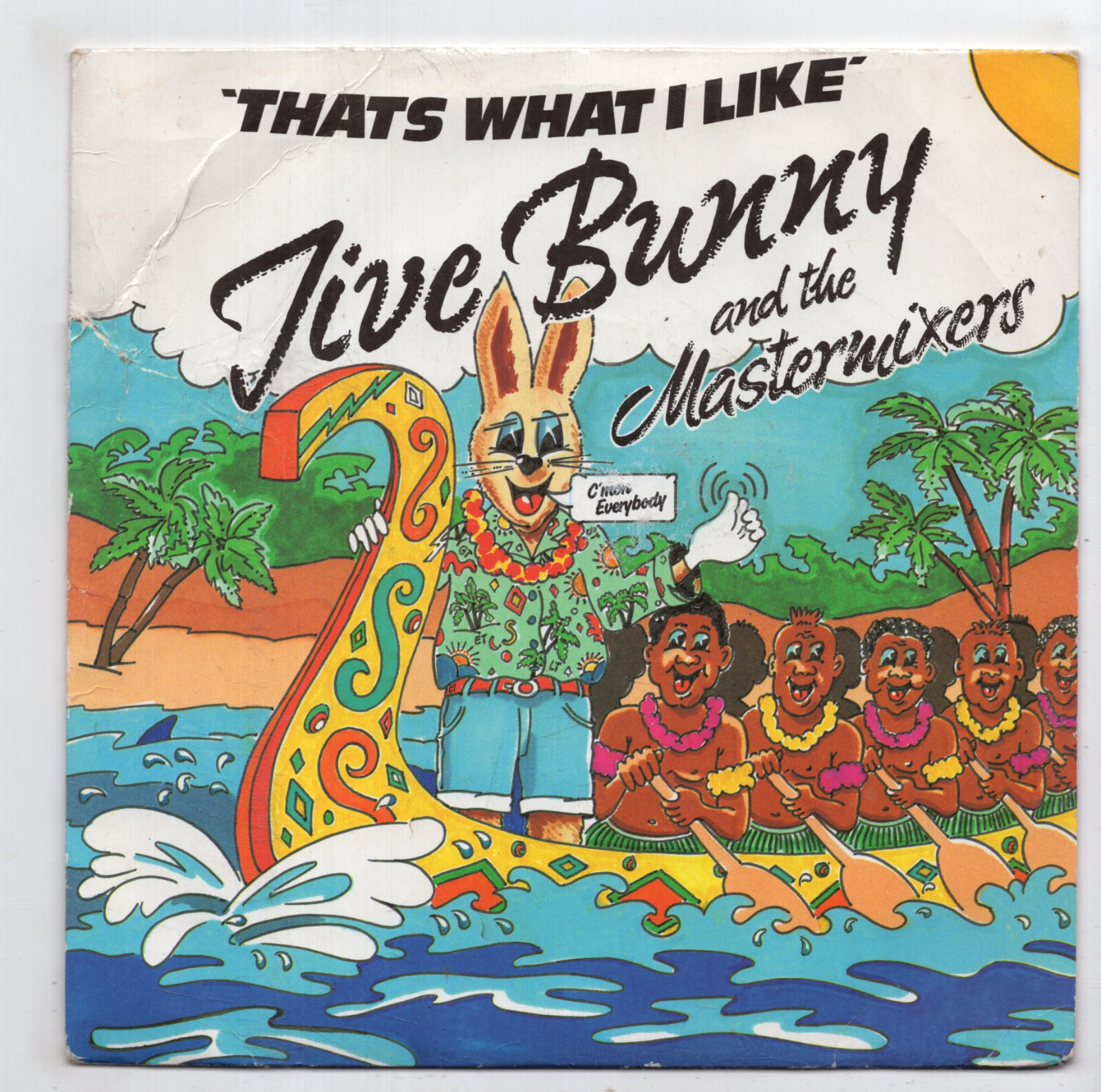 (O264) Jive Bunny & The Mastermixers, Thats What I Like - 1989 - 7"" vinyl