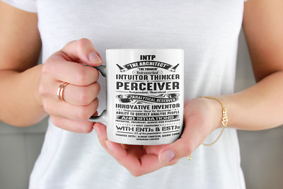 INTP - weiße TASSE Meyer Briggs Persönlichkeit Typ Test MBTI INTROVERT Geschenk 