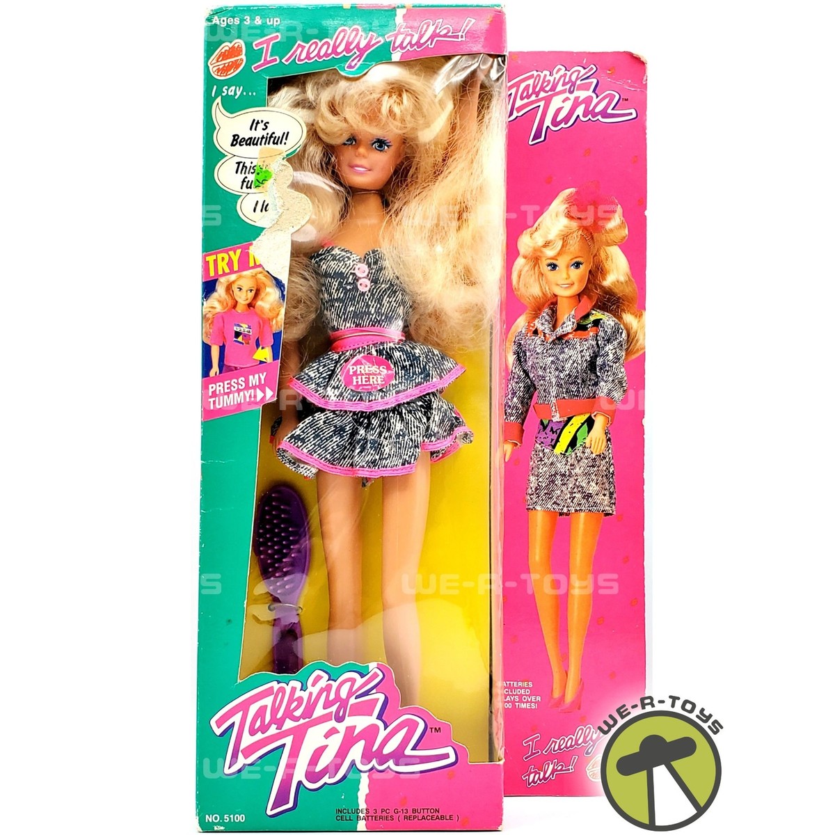 Tina☆ 1992 Vintage Toymax Talking Tina Ages 3 and up for sale