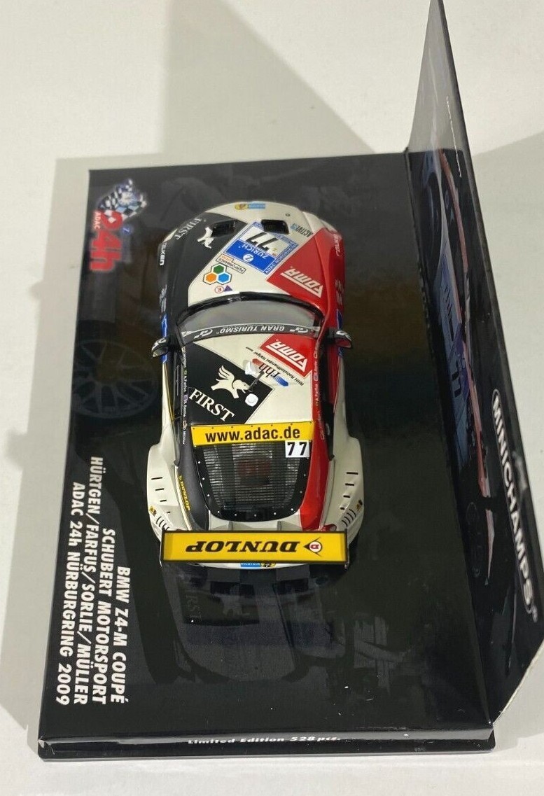 Minichamps 1/43 Scale 437 092773 - BMW Z4 24h ADAC Nurburgring 2009