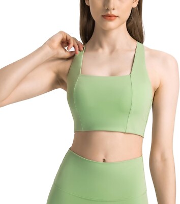 Front Closure Sports Bras For Women High Impact Workout Bra Tops Padded Criss Cross Back For Yoga Training Running - View #5