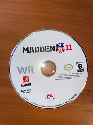 Madden NFL 11 (Nintendo Wii, 2010) Disc Only | eBay