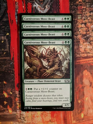 MTG Card : (4x) Carnivorous Moss-Beast (Magic 2015 (M15))
