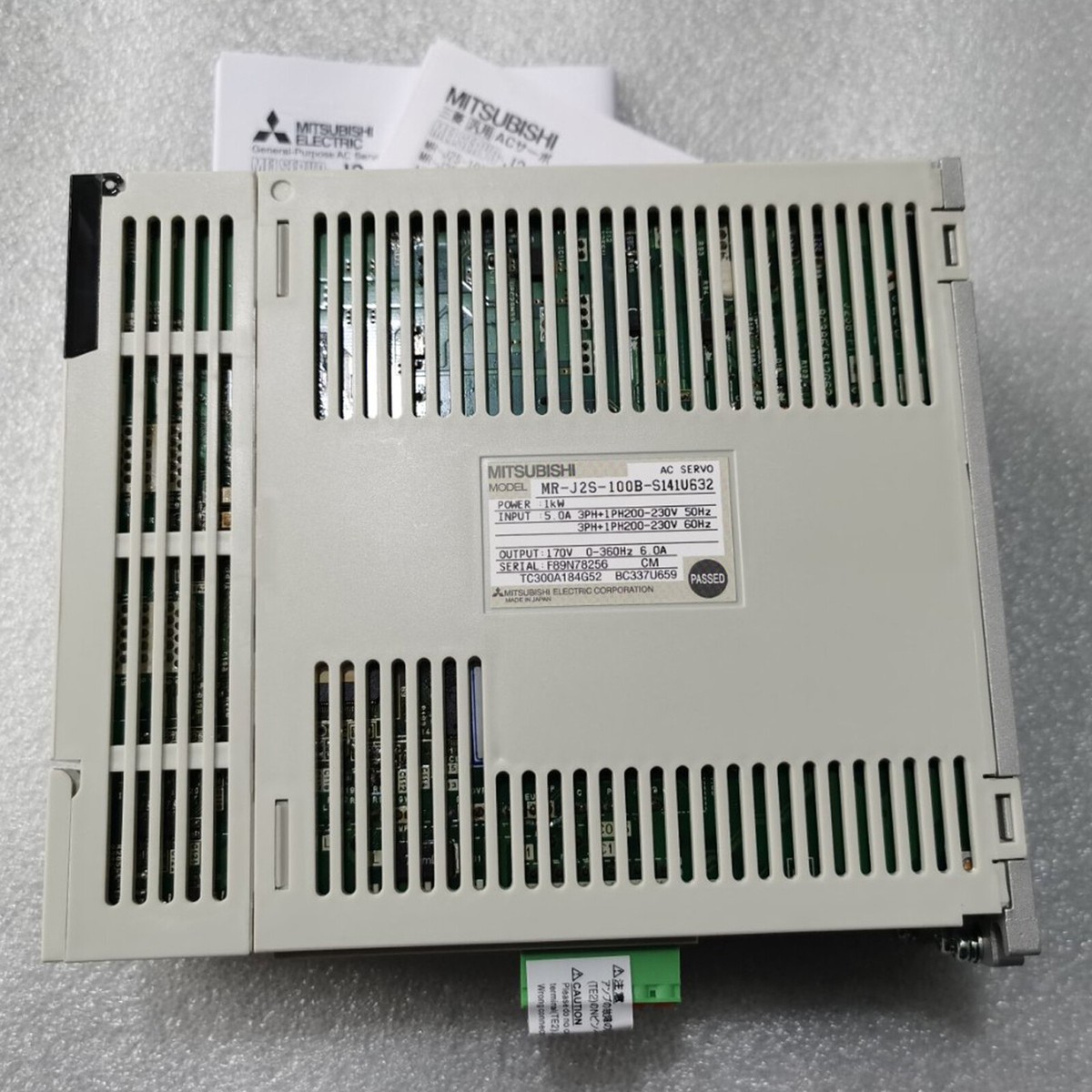 1PS Mitsubishi MR-J2S-100B-S141U632 Servo Drive Used Free Shipping 