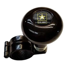 Black Steering Wheel Suicide Spinner Power Handle Knob Car & Truck - US ARMY