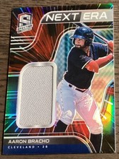2021 Panini Spectra Aaron Bracho #NE-AB Next Era Jersey Relic /75 Guardians!