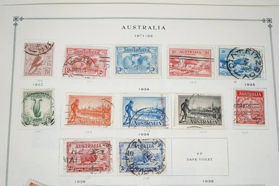 AUSTRALIA 1910s-1980 COLLECTION OF 750+ MINT & USED ON SCOTT PAGES - Image 4 of 4