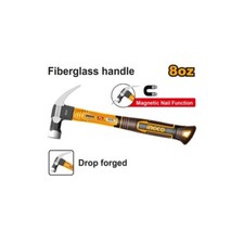 Martello Carpentiere Magnetico INGCO Impugnatura ergonomica professionale 220 g.