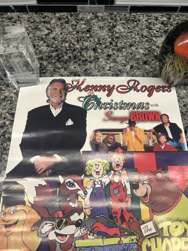 Kenny Rogers Christmas Tour Toy Shoppe Poster Albany, NY Pepsi Arena VTG - Picture 2 of 4