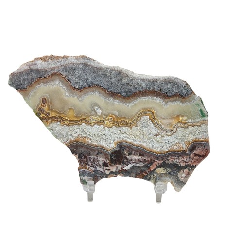 Crazy Lace Agate, slab, old stock, cabbing rough, #R-6540 - Picture 8 of 12
