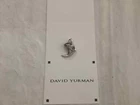 DAVID YURMAN Sterling silver .925 BOBCAT CLAW Pendant-AUTHENTIC