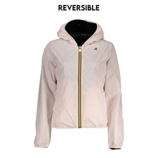 K-way Chic Reversible Hooded Jacket In Pink