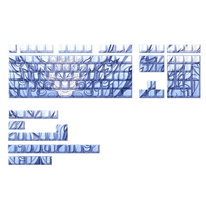 136PCS Orlong Side Print Backlit Keycap Set for Mechanical Keyboards