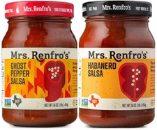 Mrs. Renfros Ghost Pepper Salsa & Habanero Salsa (2 Pack)