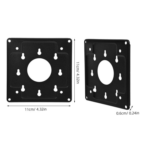 1 Set of Mini PC Monitor System Bracket Back Mounting Plate Bracket Mount Back - Afbeelding 2 van 12