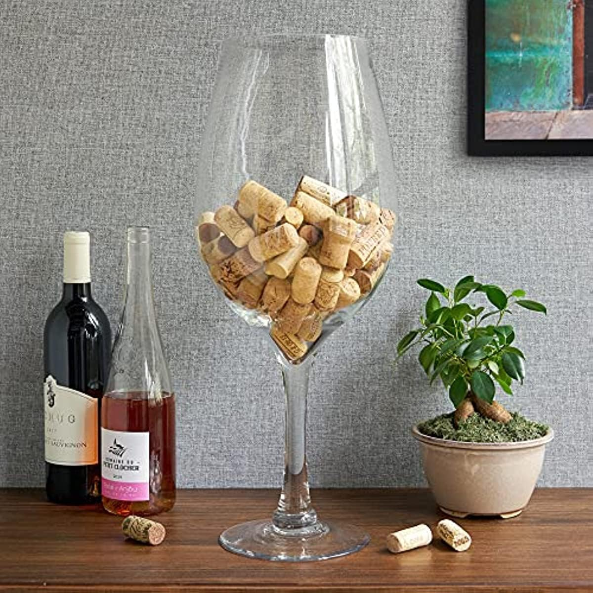 Extra Large Giant Wine Glass - 2500ml Oversized Goblet for Champagne & Beer  | eBay