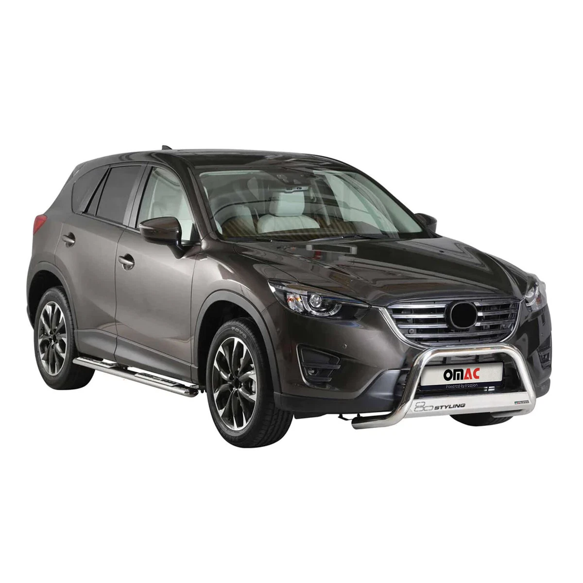 Bull Bar Push Front Bumper Grille for Mazda CX 5 2015 2016 Silver