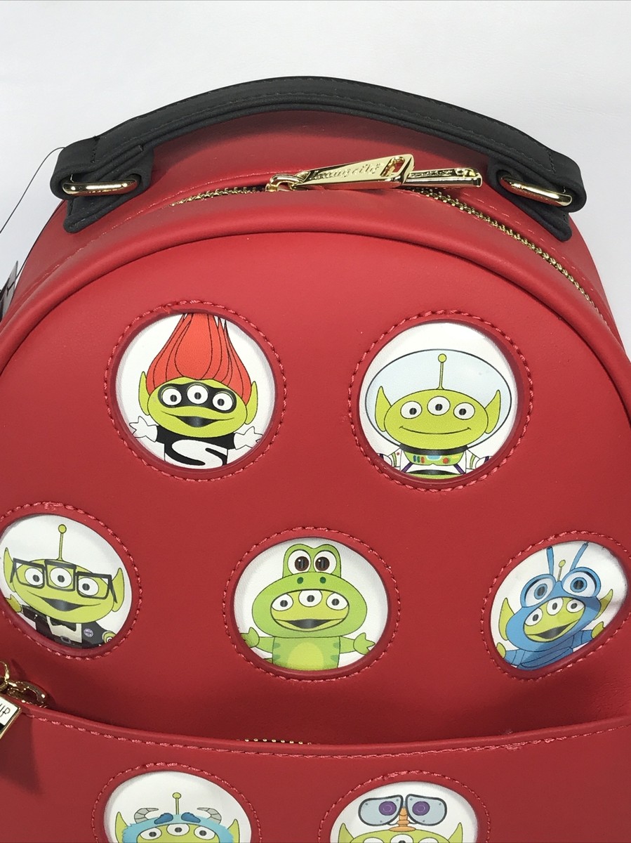 Loungefly Pixar Toy Story Alien Remix Mini Backpack 2020 Summer Convention SDCC Loungefly Toy Story Alien Remix 2020 LE Summer Convention  main image 2