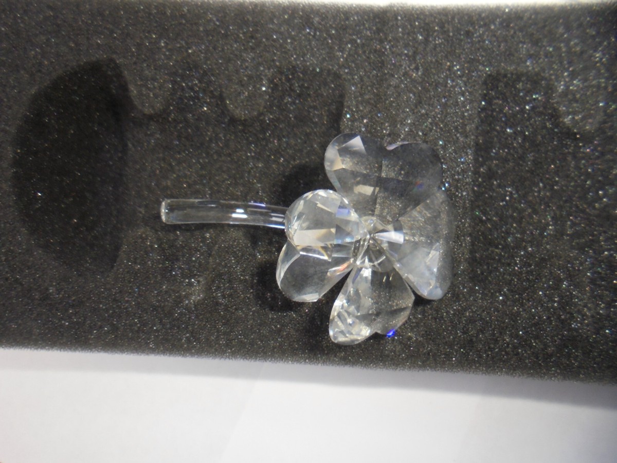 SWAROVSKI Crystal Four leaf Clover 212101 Good Condition Retired