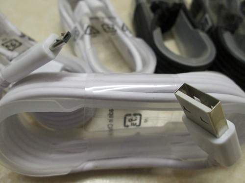 10 x Micro USB Sync Charger Charging Cable Lead 1.5 metres 5 Black and 5 white - Picture 4 of 4