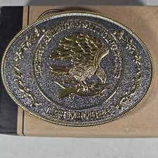 North American Hunting Club Life Member Belt Buckle with Box