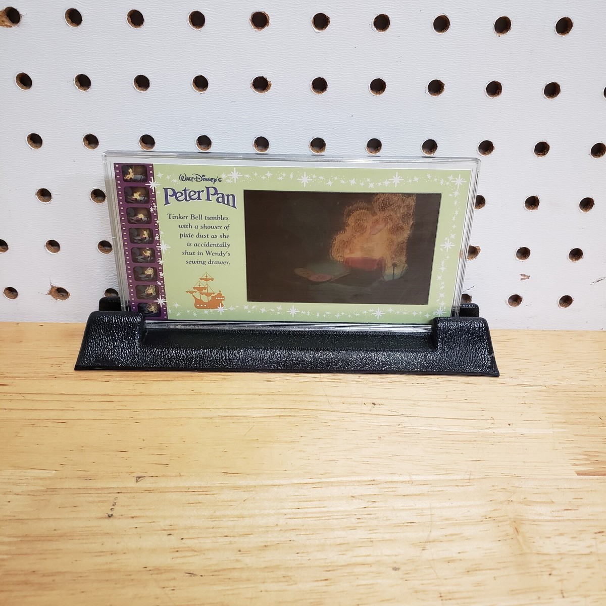 キュージョン　ティンカーベル Vintage Disney Peter Pan Tinker Collector Motion Cels Hologram