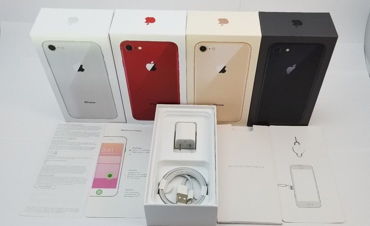 iPhone8(箱付) iPhone 8 8 Plus Empty Retail Box & Accessories Option of Box Seal+