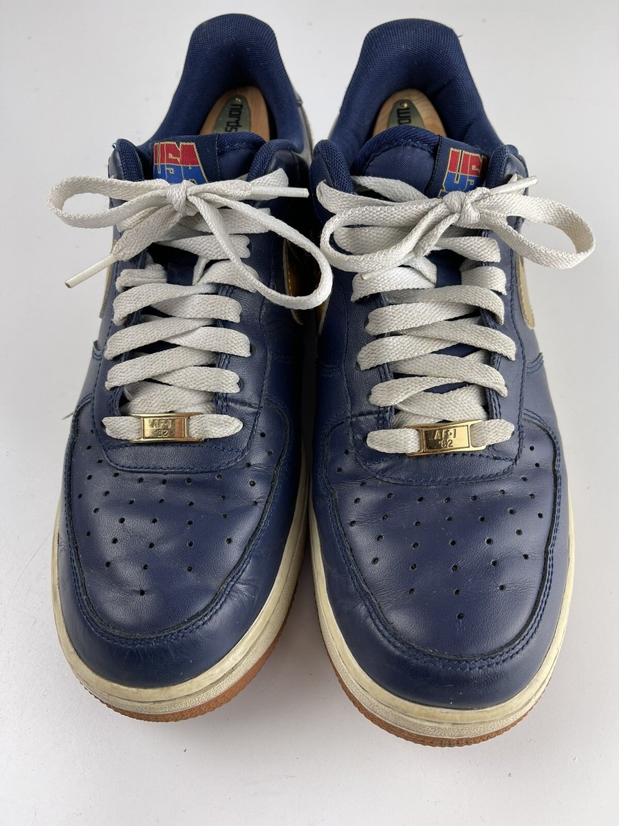 Nike Air Force 1 USA Olympic 2012 488298-406 Mens Size 9.5 