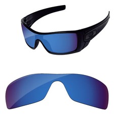 Lenslog Deep Water Mirror Polarize Replacement Lenses For-Oakley Batwolf