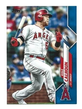 2020 Topps Wal-Mart Blue Border /299 #171 Kole Calhoun Los Angeles Angels LA SP