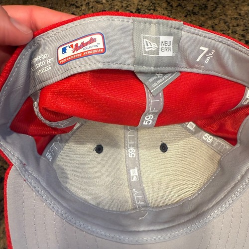 Washington Nationals New Era 59Fifty Mütze Cap 7 3/8 weiß rot MLB Baseball - Bild 2 von 8