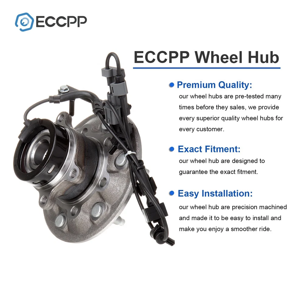 Cojinete de cubo de rueda delantero izquierdo 4x4 1 pieza para Chevy Colorado GMC Canyon 2004-2008 Foto 2 de 4