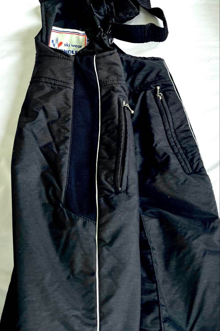 Moncler ASICS Skiwear Size Lady's L Black & White Jacket & Pants