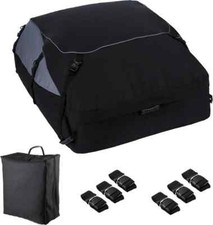 Dachbox Faltbar 580L Dachtasche Auto 1000D Wasserdicht mit/ohne Gepäckträger NEU